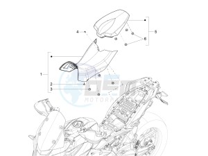 ETV 1200 Caponord Carabinieri drawing Saddle