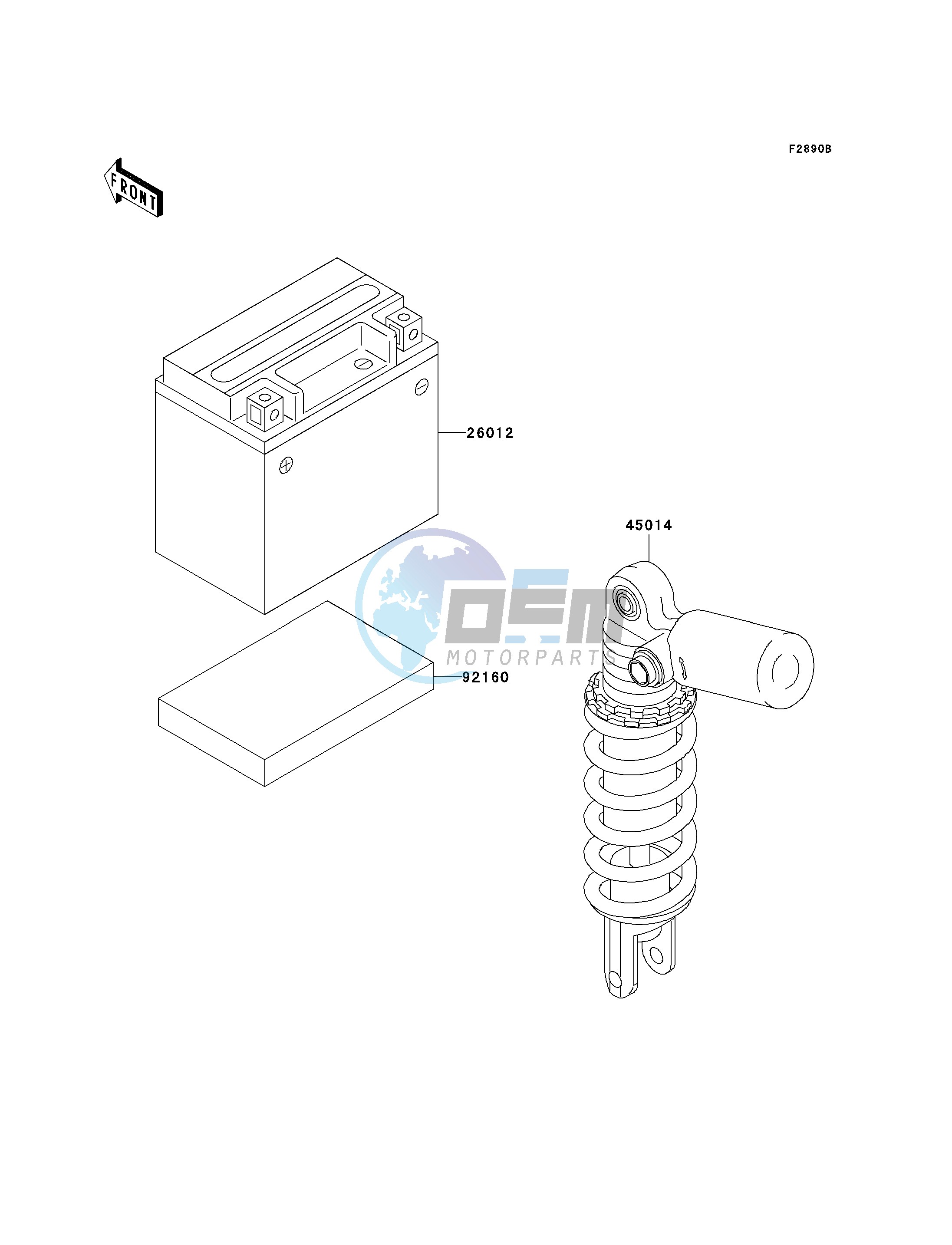 OPTIONAL PARTS-- ZX-7RR BATTERY- -