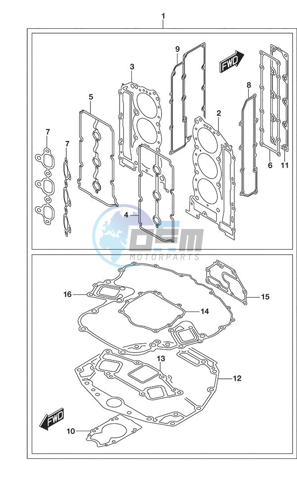 Gasket Set DF 250S