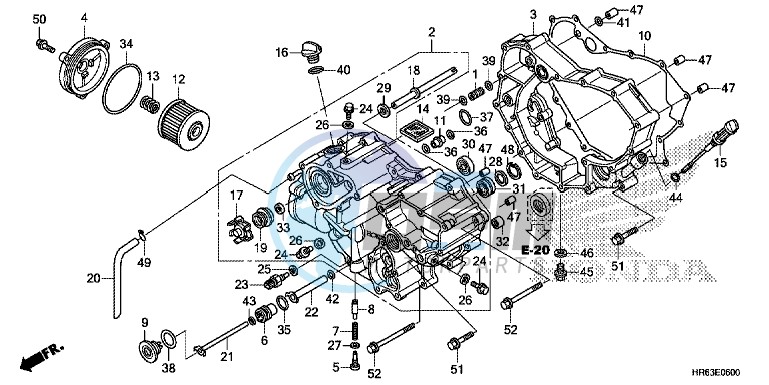 FRONT CRANKCASE COVER