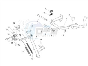 GTV 300HPE SEI GIORNI IE E4 ABS (EMEA) drawing Stand/s