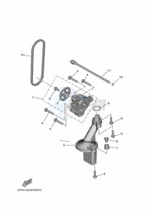 XSR900 MTM890-U (BMS1) drawing OIL PUMP