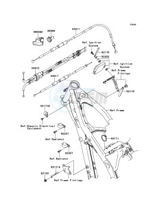 KX250F KX250-N2 EU drawing Cables