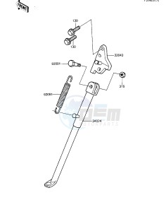 KX 125 D [KX125] (D1) [KX125] drawing STAND