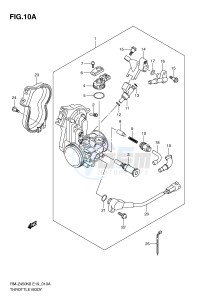 RM-Z450 (E19) drawing THROTTLE BODY (RM-Z450L1)