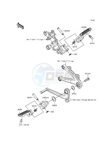 NINJA H2R ZX1000PGF EU drawing Footrests