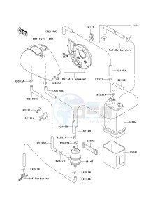 VN 800 C [VULCAN 800 DRIFTER] (C1 CAN ONLY-C2) [VULCAN 800 DRIFTER] drawing FUEL EVAPORATIVE SYSTEM