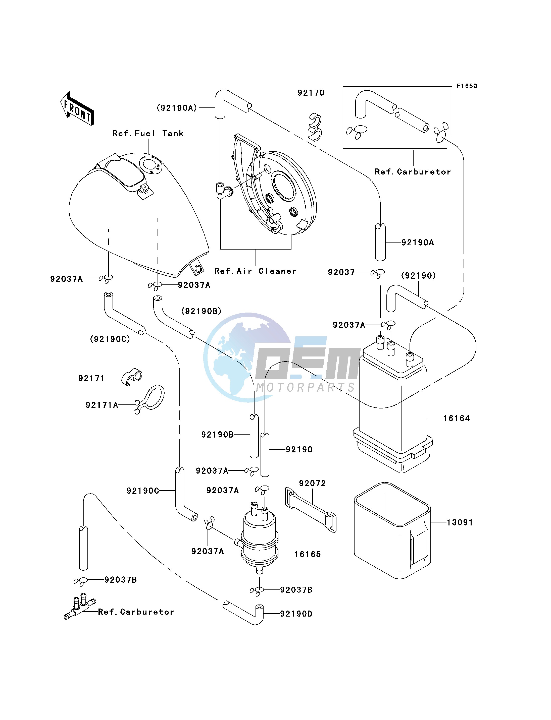 FUEL EVAPORATIVE SYSTEM