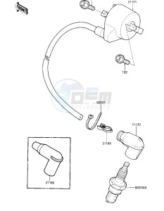 KXT 250 A [TECATE] (A2) [TECATE] drawing IGNITION COIL -- 85 A2- -