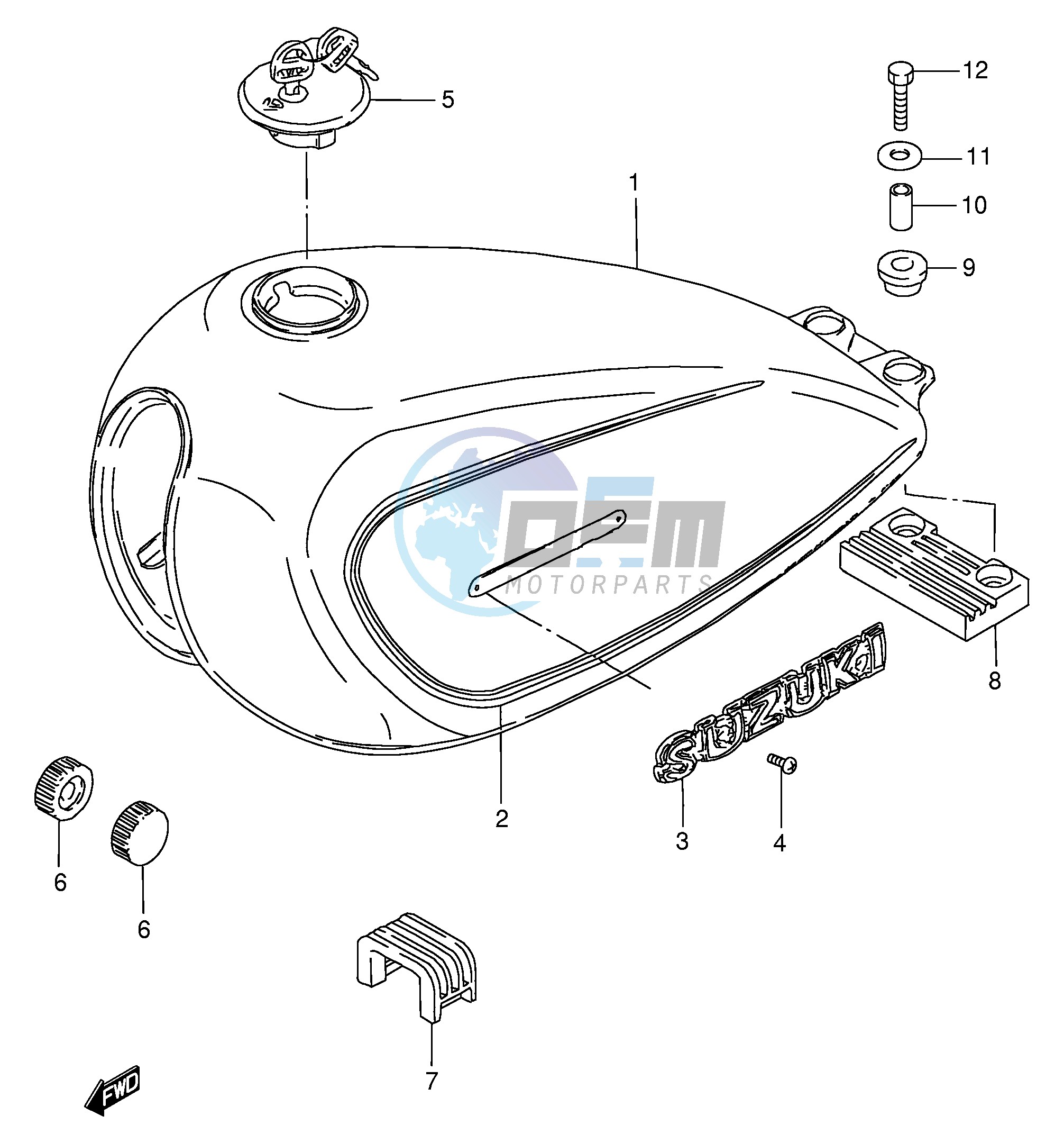 FUEL TANK (MODEL Z)