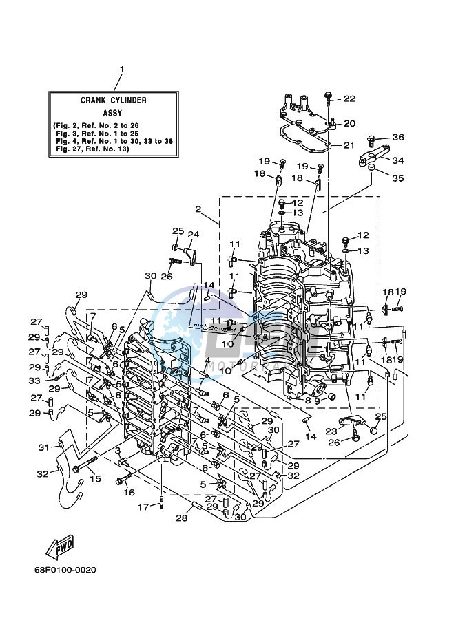 CYLINDER--CRANKCASE