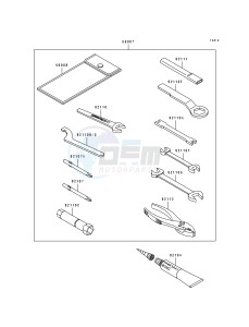 KL 250 D [KLR250] (D10-D14) [KLR250] drawing OWNERS TOOLS