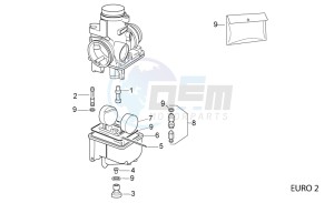 RS 125 E2 - E3 drawing Carburettor III