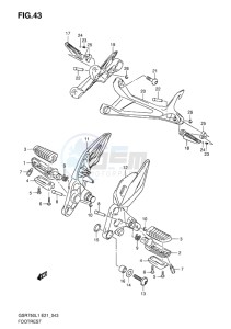 GSR750 EU drawing FOOTREST