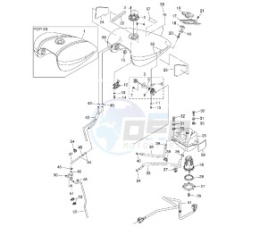 XVS A MIDNIGHT STAR 1300 drawing FUEL TANK