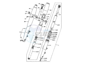 XV MIDNIGHT STAR 1900 drawing FRONT FORK