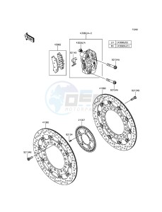 NINJA H2R ZX1000PGF EU drawing Front Brake