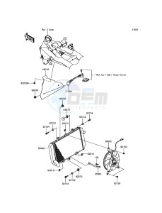 Z800 ZR800EGF UF (UK FA) XX (EU ME A(FRICA) drawing Radiator