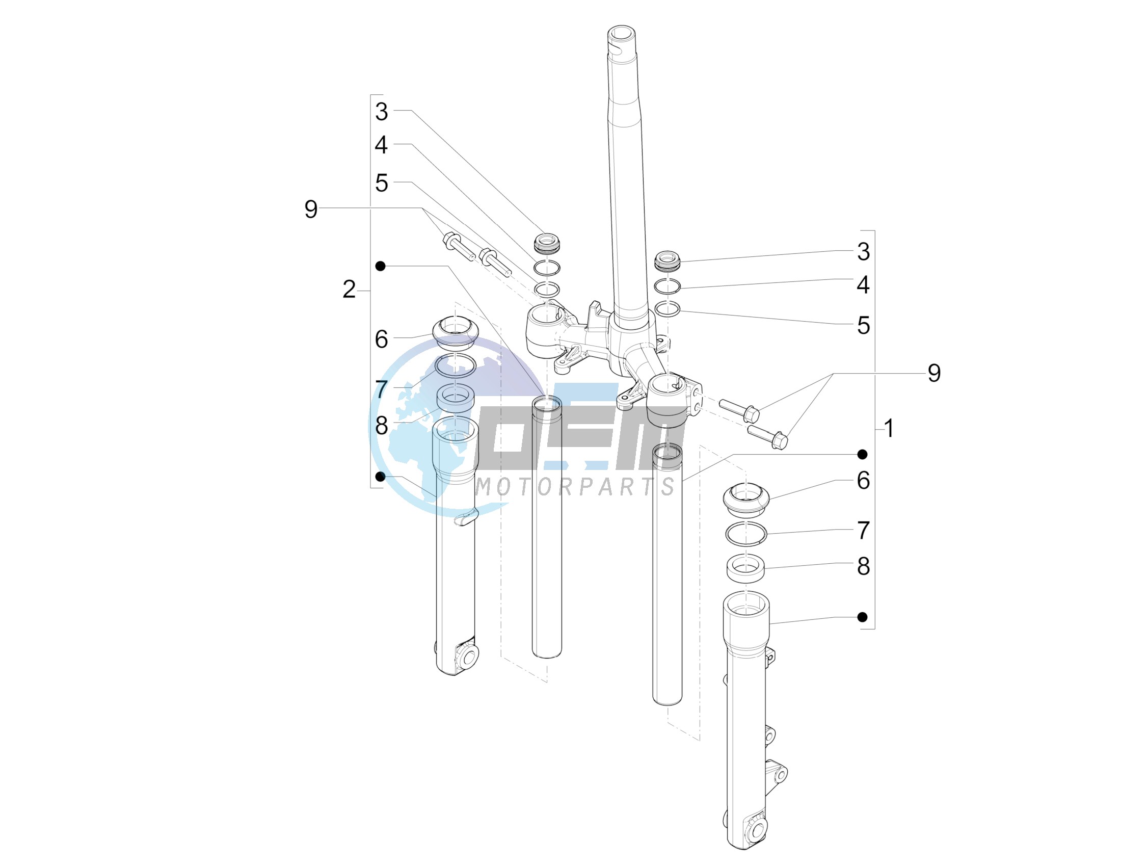 Fork's components (Wuxi Top)