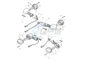 TT R 600 drawing FLASHER LIGHT MY01