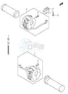 VS1400 (E3-E28) INTRUDER drawing HANDLE SWITCH (VS1400K5)