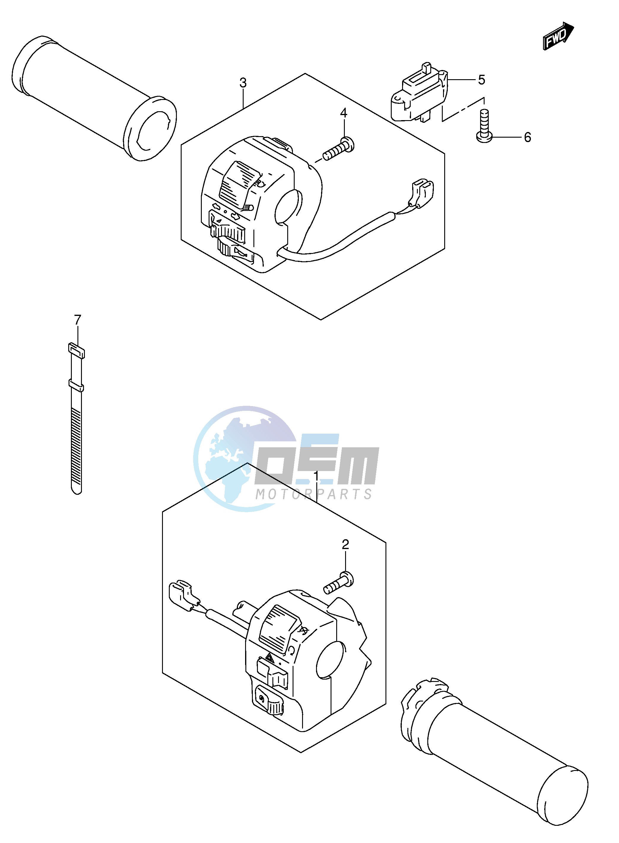 HANDLE SWITCH (VS1400K5)