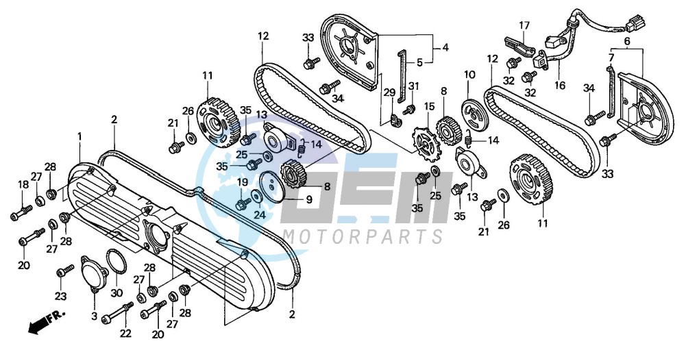 FRONT COVER/TIMING BELT