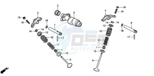 TRX300FW FOURTRAX drawing CAMSHAFT/VALVE