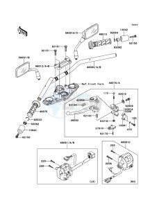 ER-6n ER650A8F GB XX (EU ME A(FRICA) drawing Handlebar