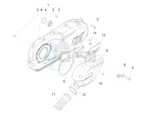 PRIMAVERA 150 4T 3V IGET ABS E4 (EMEA) drawing Crankcase cover - Crankcase cooling