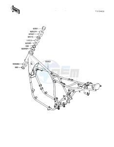 KZ 550 A (A3-A4) drawing FRAME -- 82-83 A3_A4- -