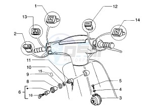 Zip 50 RST drawing Handlebar Switch