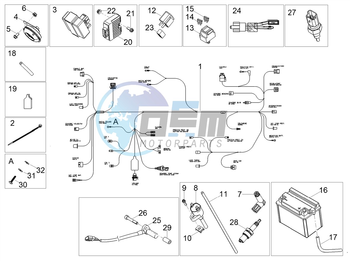 Central electrical system