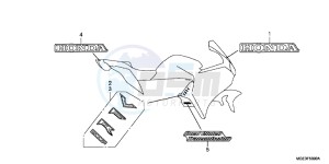 VFR1200FDD VFR1200F Dual Clutch UK - (E) drawing STRIPE/ MARK