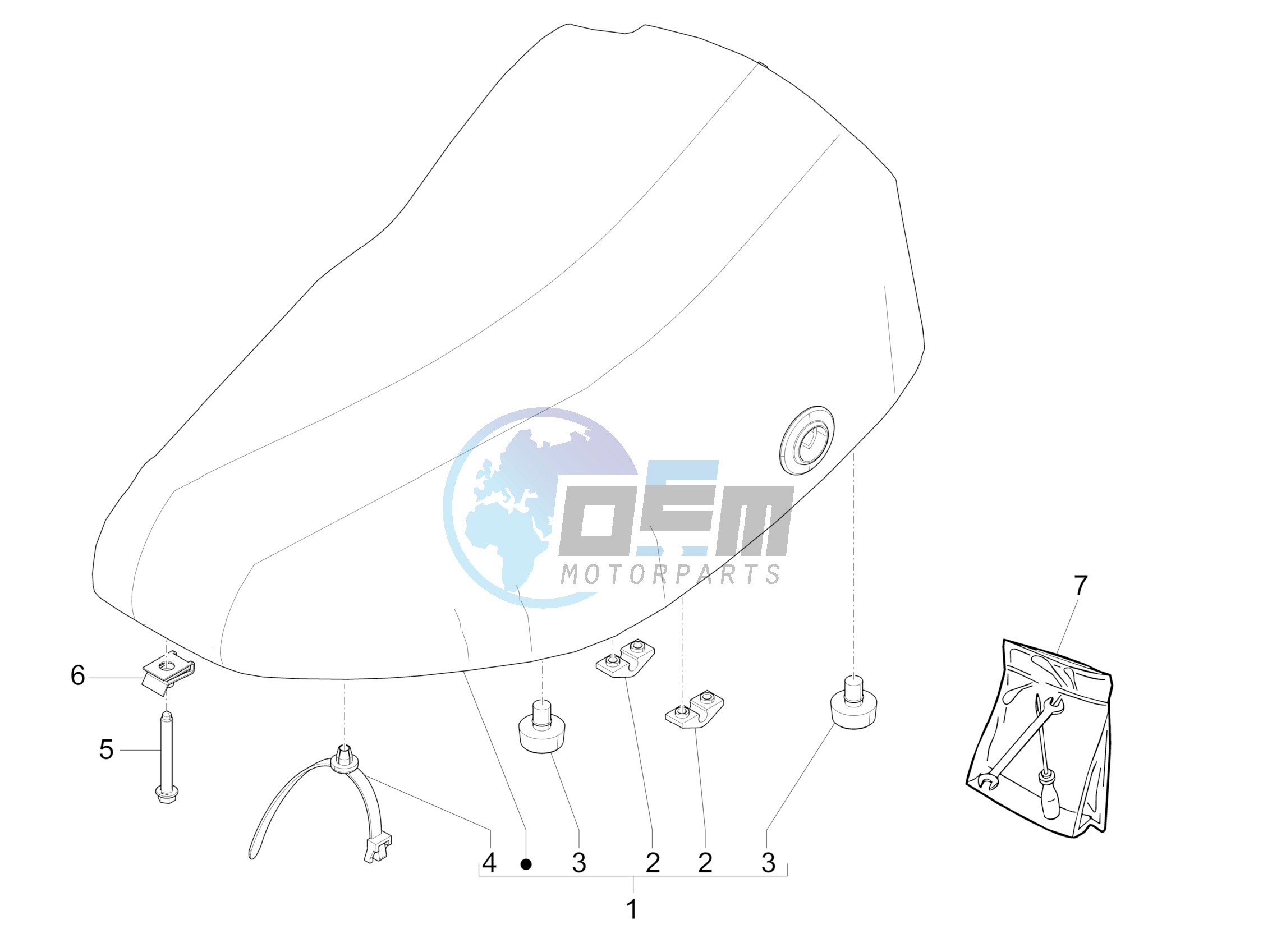 Saddle seats - Tool roll