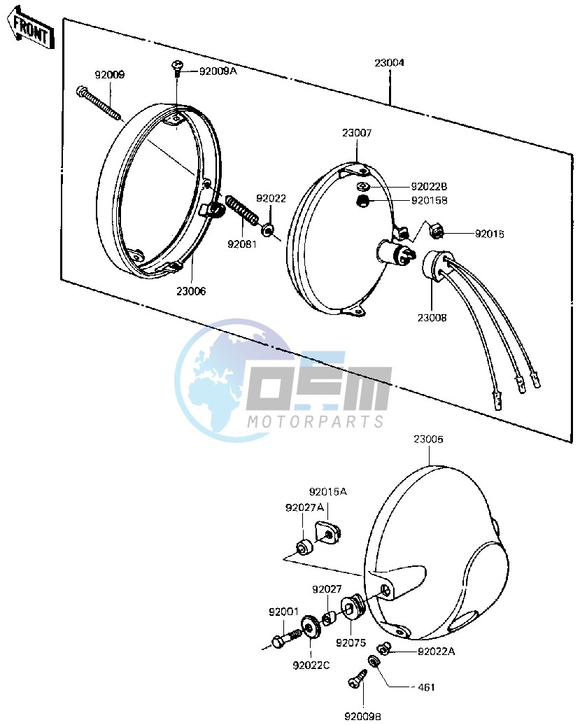 HEADLIGHT -- 81 B2- -