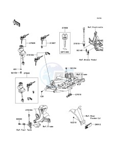 VERSYS KLE650CEF XX (EU ME A(FRICA) drawing Ignition Switch