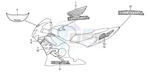 CBR600FR drawing STRIPE (1)