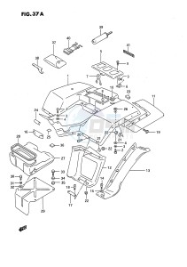 LT-F250 (E3) drawing REAR FENDER (MODEL M N P R S T)