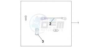 CBR1000RR9 Australia - (U / MME) drawing TANK BAG ATT KIT