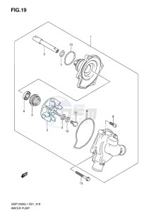 GSF-1250S BANDIT EU drawing WATER PUMP