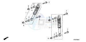 TRX90XC TRX90 ED drawing FRONT CUSHION