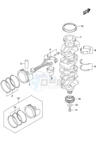 DF 200AP drawing Crankshaft