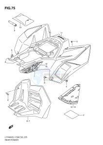 LT-R450 (E28-E33) drawing REAR FENDER (LT-R450ZL1 E33)