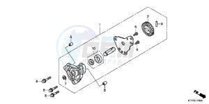 CBR125RSC drawing OIL PUMP