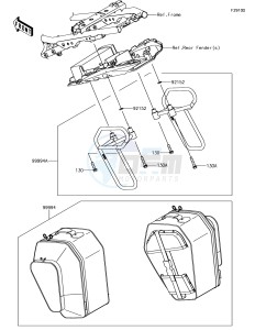 Z650 ER650HHF XX (EU ME A(FRICA) drawing Accessory(Pannier)