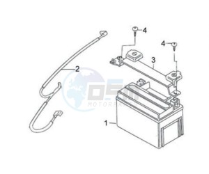 HD 125 drawing BATTERY