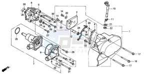 VF750C2 drawing WATER PUMP