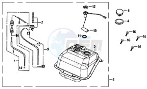 CROX 50 L5-L6 drawing GAS TANK -  PETROL VALVE