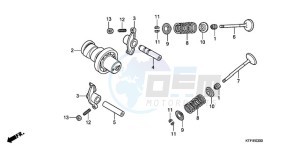 SH1259 France - (F / CMF) drawing CAMSHAFT/VALVE